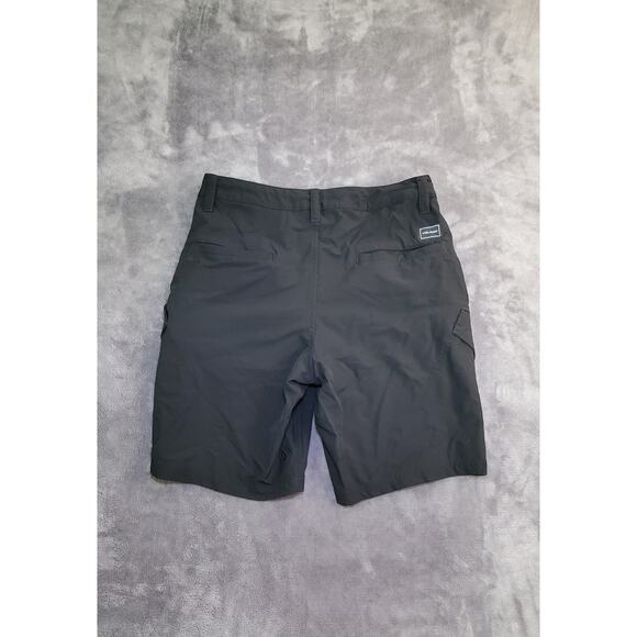 Volcom Men's Sz 28 Surf & Turf 4 Way Stretch Chino Shorts Black C4-19 - Picture 8 of 10